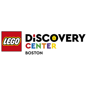 Logo for LEGO<sup>®</sup> Discovery Center Boston